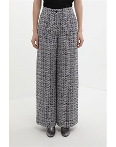 Брюки твидовые свободного кроя Karl lagerfeld