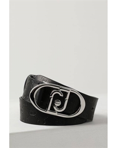 Ремень кожаный с тиснением логотипа Liu jo