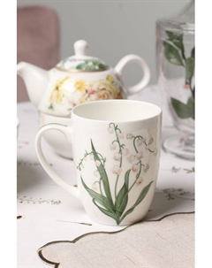 Кружка фарфоровая с принтом Botanika 21maison