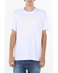 Футболка хлопковая с логотипом Guess