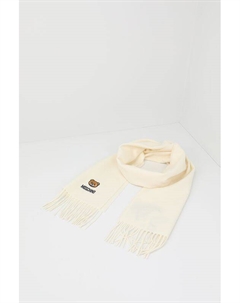 Шарф шерстяной с логотипом Moschino