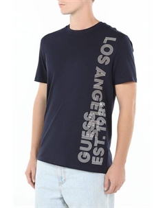 Футболка хлопковая с принтом Guess