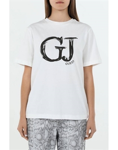 Футболка хлопковая с логотипом Guess