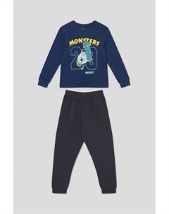 Пижама хлопковая с принтом Ovs