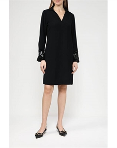 Платье с пайетками на рукавах и V-вырезом Gerry weber