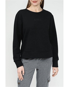 Хлопковый свитшот с логотипом Comma,