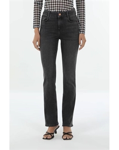 Джинсы с эффектом потертости Comma,