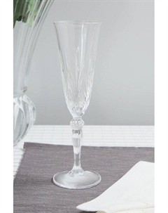 Бокал для шампанского с декоративным узором Rcr