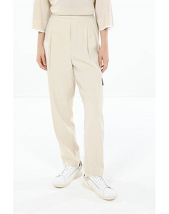 Брюки с защипами Comma,