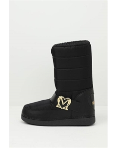 Сапоги утепленные с логотипом Love moschino