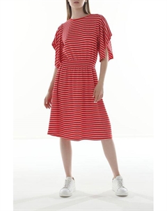 Платье трикотажное приталенное в полоску Taifun