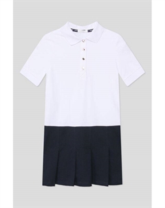 Платье хлопковое с юбкой в складку Choupette