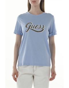 Футболка хлопковая с логотипом Guess