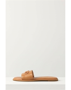 Пантолеты-шлепанцы кожаные Michael michael kors