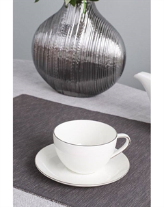 Чайная пара фарфоровая Allseasons Platinum 21maison