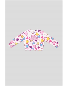 Свитшот хлопковый с принтом Love therapy