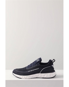 Кроссовки комбинированные с логотипом Ea7