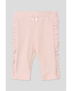 Брюки из хлопкового велюра с рюшами Choupette