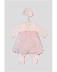 Комплект из комбинезона с юбкой и чепчика Choupette