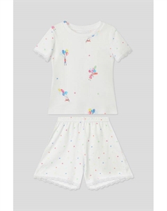 Хлопковая пижама с принтом Aspaya