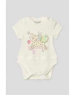 Боди хлопковое с принтом Choupette