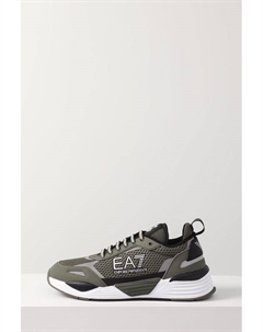 Кроссовки комбинированные с логотипом Ea7