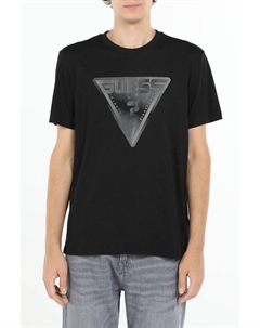 Футболка хлопковая с принтом Guess