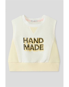 Топ хлопковый без рукавов с принтом Choupette