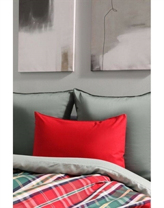 Хлопковая наволочка Solid Red Coincasa