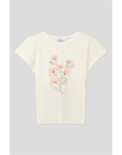 Футболка хлопковая с принтом Mayoral