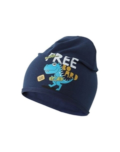 Шапка бини хлопковая с принтом Totti