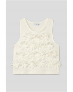 Топ хлопковый с декоративной отделкой Mayoral