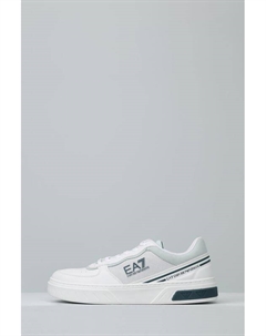 Кеды комбинированные с логотипом Ea7