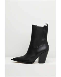 Сапоги кожаные на каблуке Michael michael kors