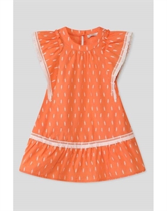 Платье хлопковое с кружевной отделкой Choupette