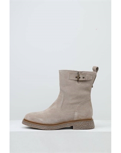 Полусапоги замшевые с пряжкой Marc o'polo