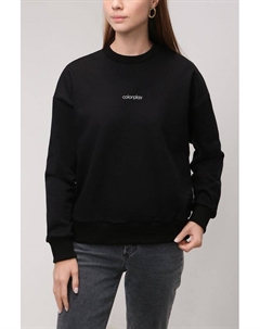 Хлопковый свитшот с логотипом Colorplay