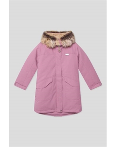 Парка утепленная с мехом на капюшоне Kerry
