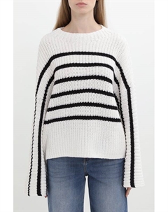 Джемпер вязаный с полосками Comma,
