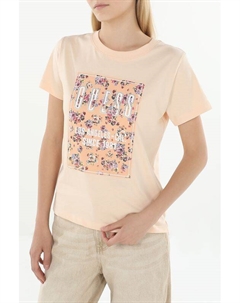 Футболка хлопковая с принтом Guess