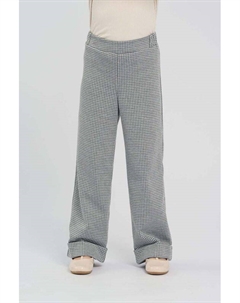 Брюки в мелкую клетку и отворотами Choupette