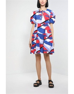 Хлопковое платье с пышными рукавами Perspective