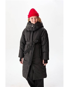 Пальто утепленное с капюшоном Смена
