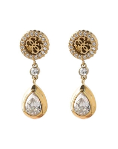 Серьги-пусеты с кристаллами Guess