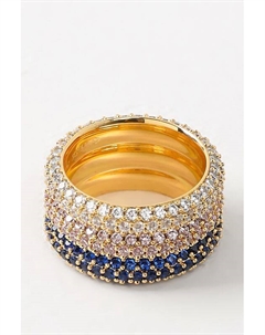 Кольцо с кристаллами Guess