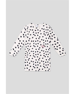 Ночная сорочка хлопковая с принтом Sanetta