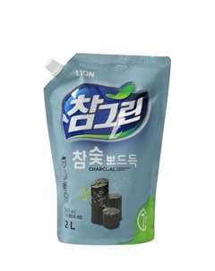 Средство для мытья посуды, овощей и фруктов Chamgreen Древесный уголь Lion