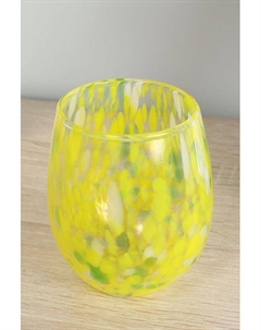 Подсвечник стеклянный с принтом Kersten