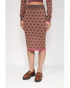 Юбка с фирменным жаккардовым узором Pinko
