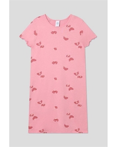 Ночная сорочка хлопковая с принтом Sanetta